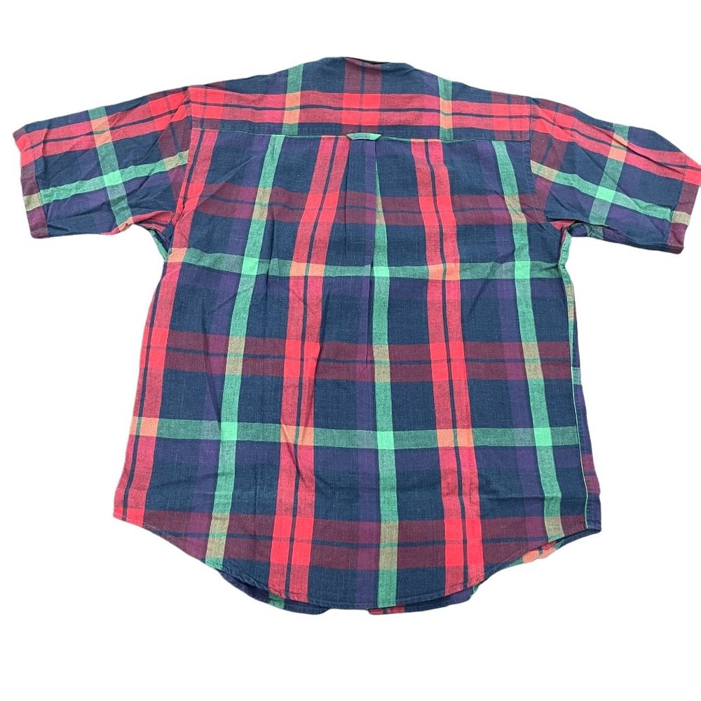 Pendleton 100% Cotton Button Up Plaid SS Shirt, Size M NWT - Picture 5 of 7